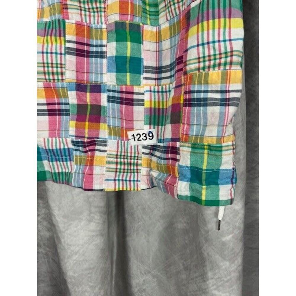 Talbots Woman’s Madras Plaid Lace Up Sides Skirt Size 2 - Picture 7 of 7